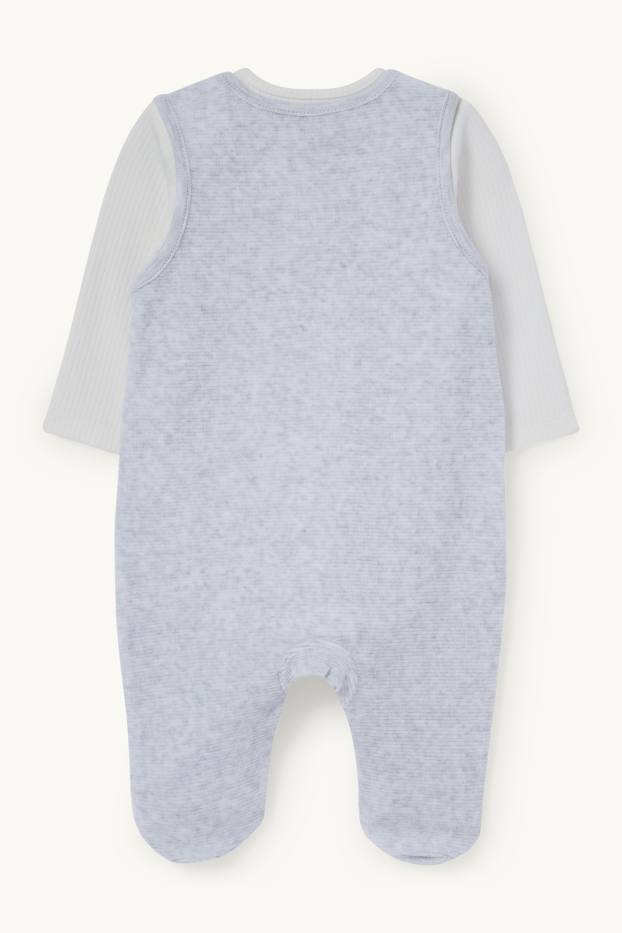 Nadó nen - Rudolf - pijama d’una peça - 2 peces - gris clar