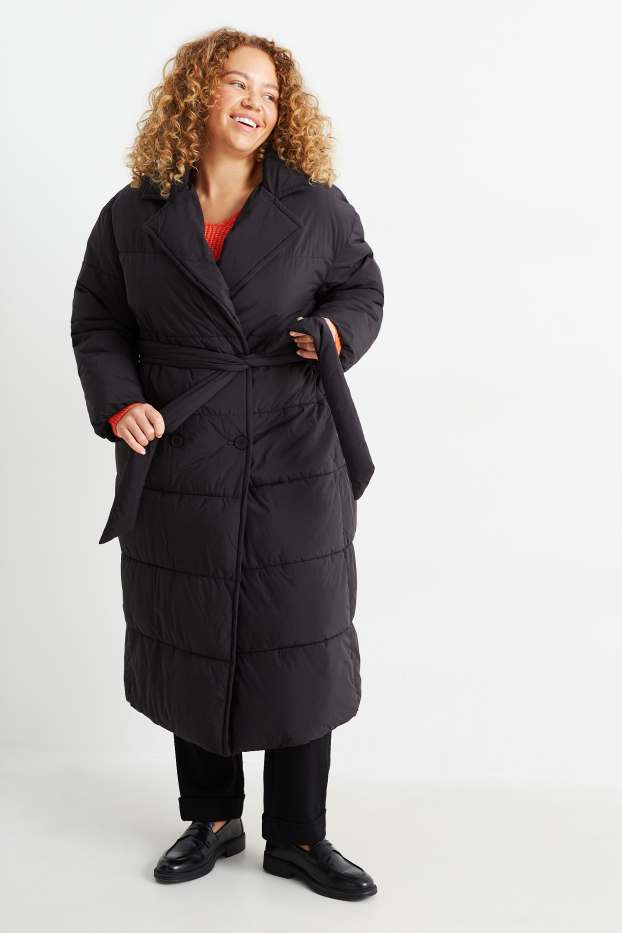Dona - Abric embuatat - negre