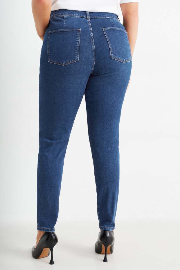 Women - Jegging jeans - high waist - blue denim