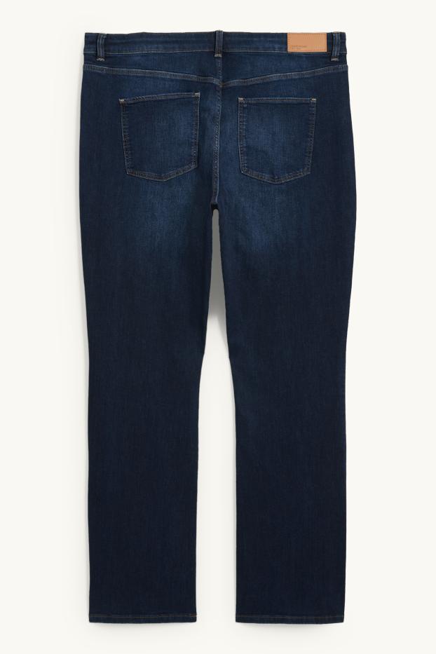 Femei - Bootcut jeans - talie medie - LYCRA® - denim-albastru