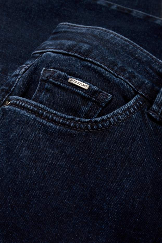 Femmes - Slim jean - mid waist - shaping jean - LYCRA® - jean bleu foncé