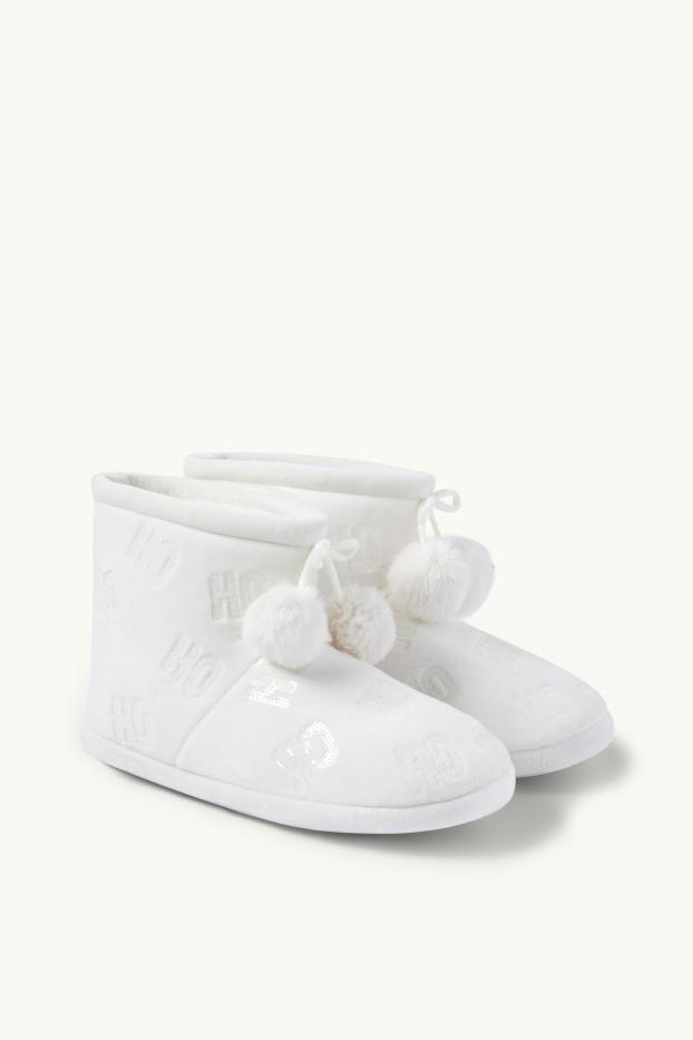 Dona - Sabatilles nadalenques - blanc