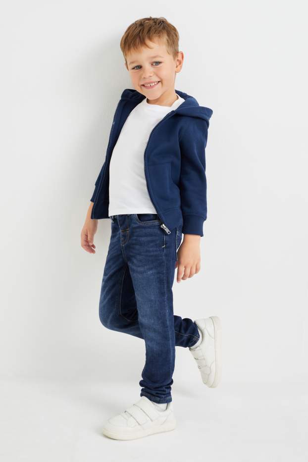 Kinder Buben - Skinny Jeans - Jog Denim - LYCRA® - dunkeljeansblau