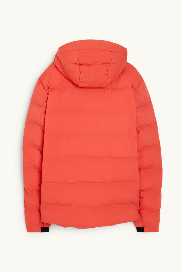 Hommes - Veste de ski à capuche - rouge