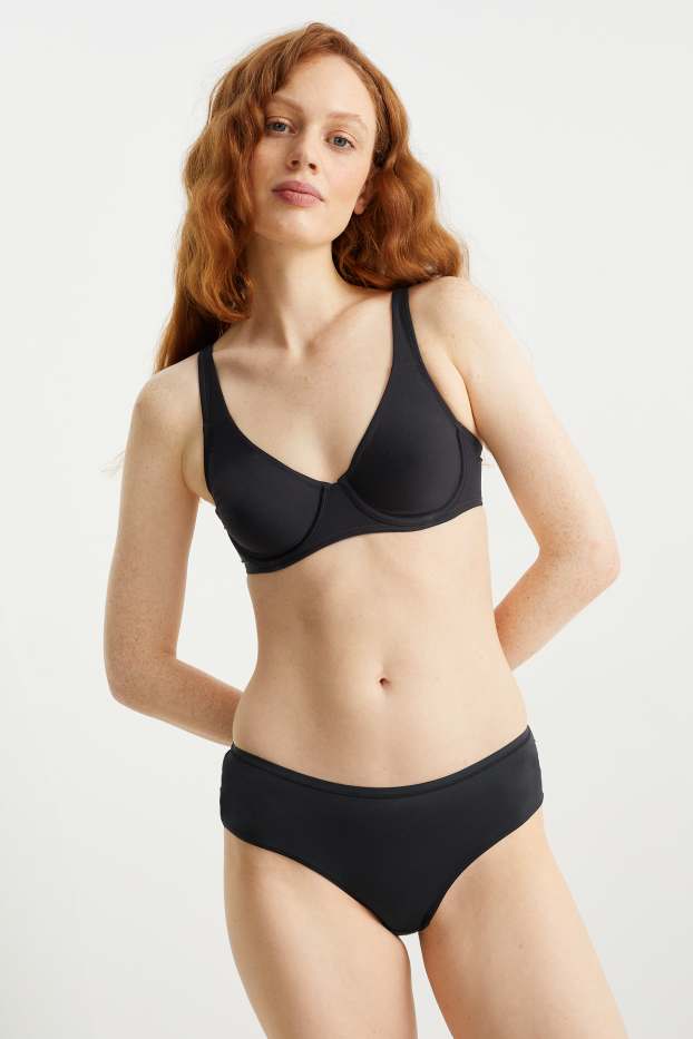 Dames - Set van 2 - BH met beugels - LYCRA® - zwart