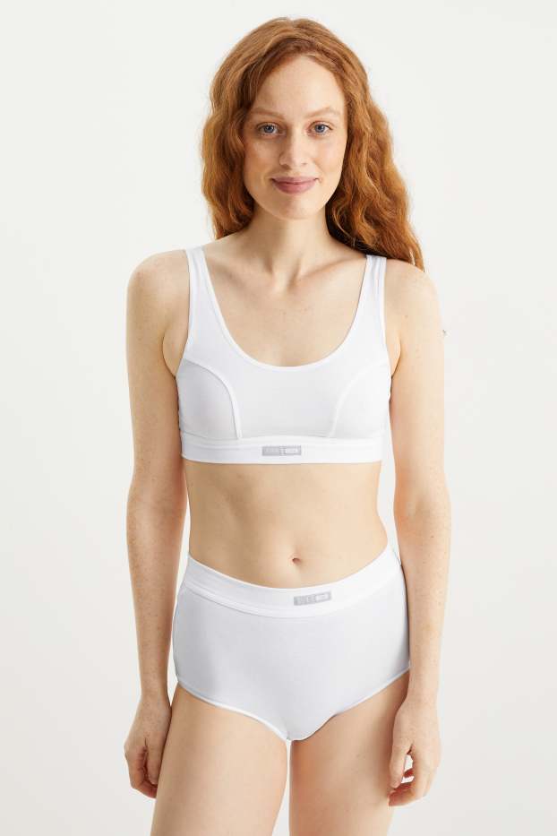 Dámské - Kalhotky hipster - LYCRA® - bílá