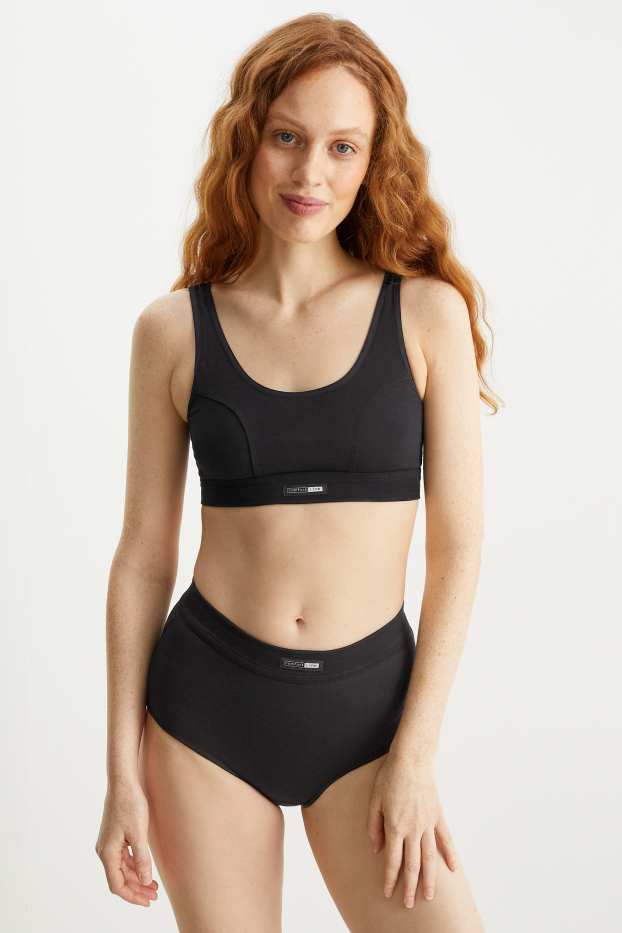 Dames - Hipster - LYCRA® - zwart
