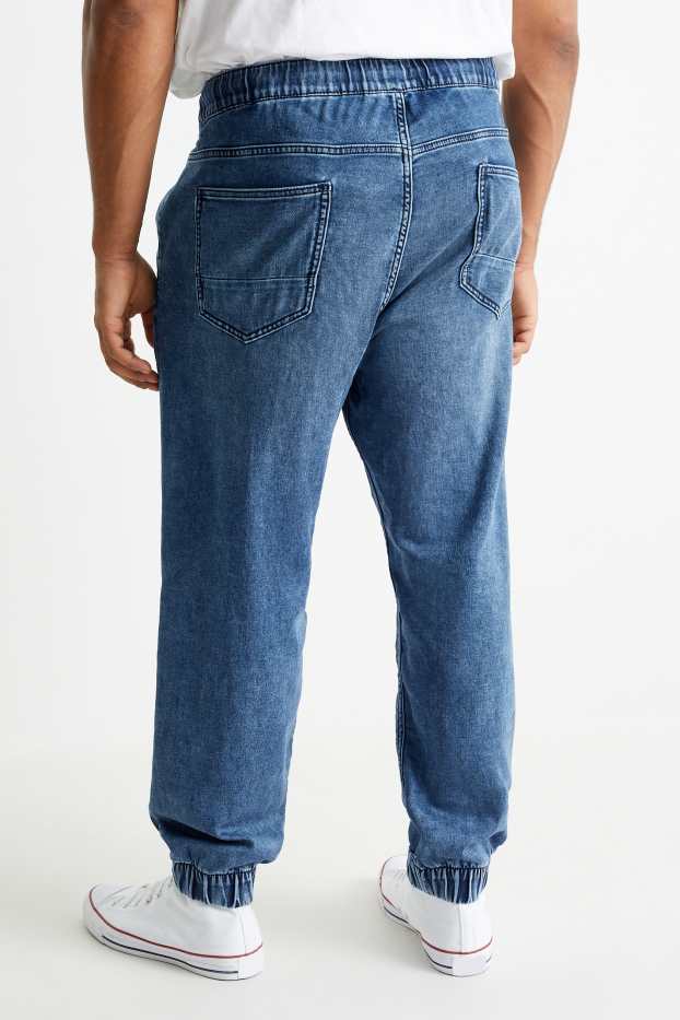 Men - Tapered jeans - Flex jog denim - LYCRA® - denim-dark blue