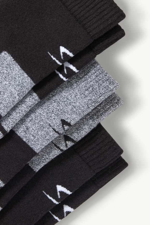 Femmes - Lot de 3 paires - chaussettes d’extérieur - noir