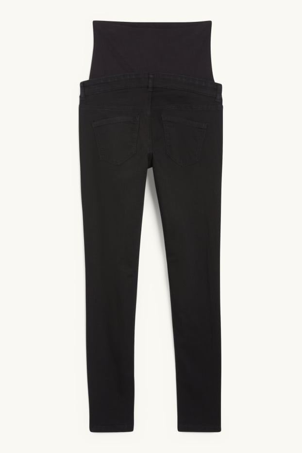 Damen - Umstandsjeans - Skinny Jeans - schwarz