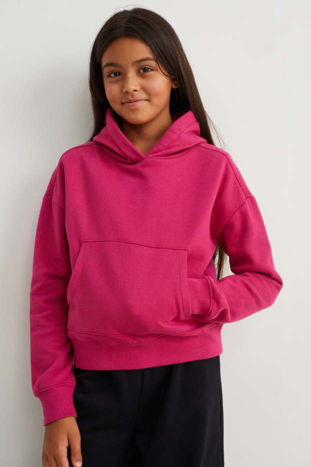 Children Girls - Hoodie - pink
