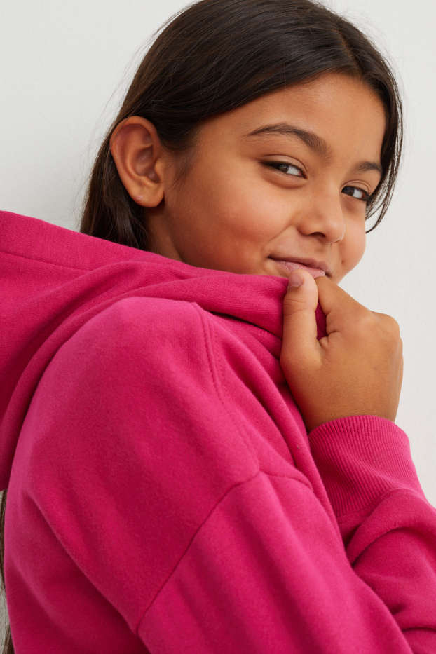 Children Girls - Hoodie - pink