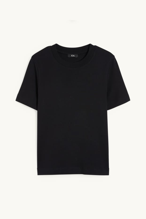 Femmes - T-shirt - noir
