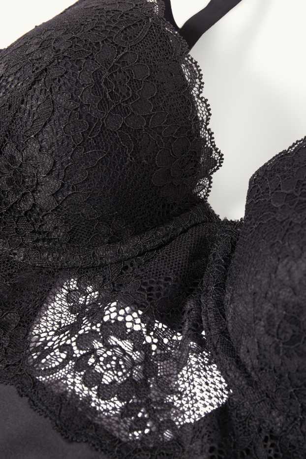 Donna - Top con reggiseno - nero