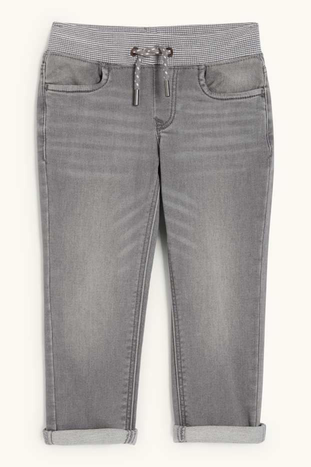 Copii - Băieți - Straight jeans - gri deschis