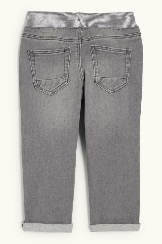 Copii - Băieți - Straight jeans - gri deschis