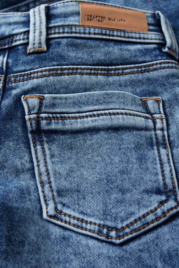 Kinderen: jongens - Super skinny jeans - jeansblauw