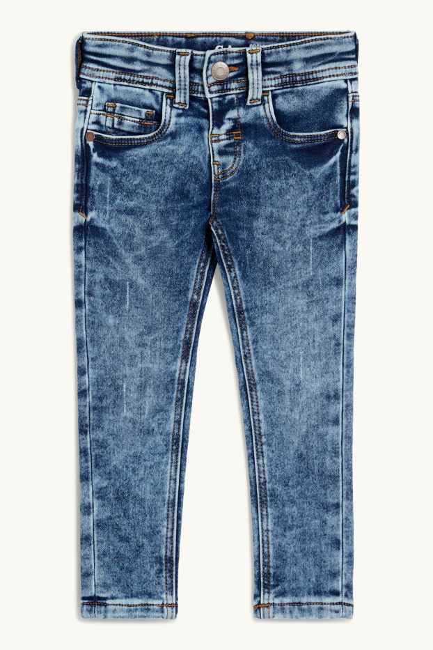 Kinderen: jongens - Super skinny jeans - jeansblauw