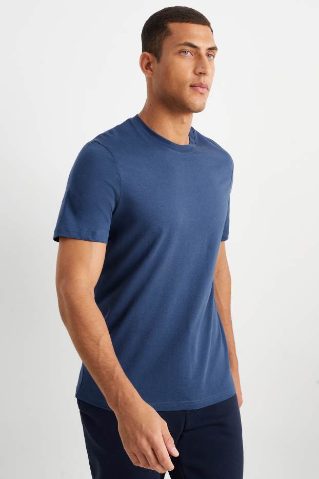 Men - T-shirt - blue