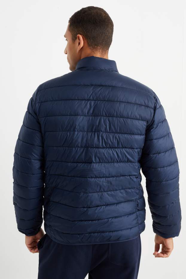Men - Quilted jacket - dark blue