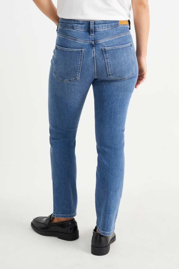 Femmes - Slim jean - mid waist - LYCRA®  - jean bleu
