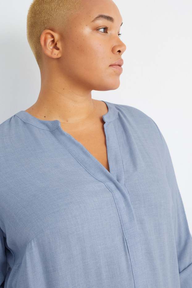 Dames - Blouse - lichtblauw