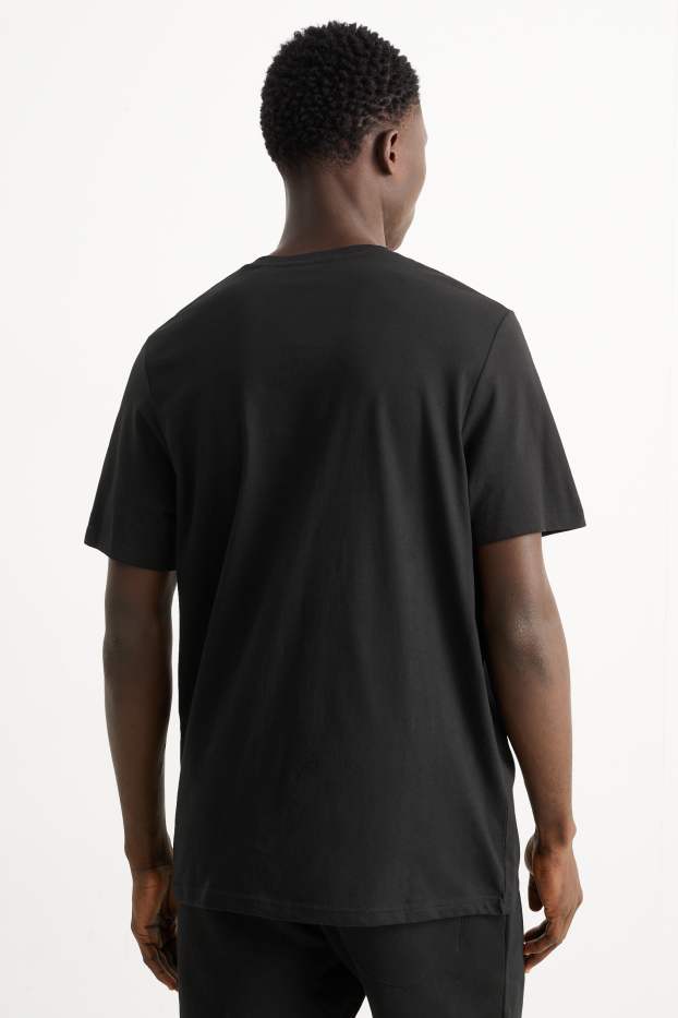 Pánské - Tričko - regular fit  - černá