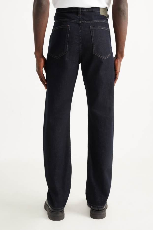 Herren - Straight Jeans - LYCRA® - dunkeljeansblau