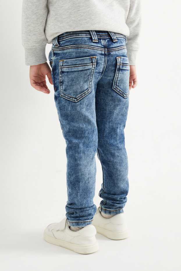 Kinderen: jongens - Super skinny jeans - jeansblauw
