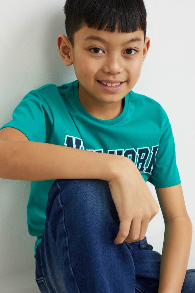 Kinder Jungen - Straight Jeans - dunkeljeansblau