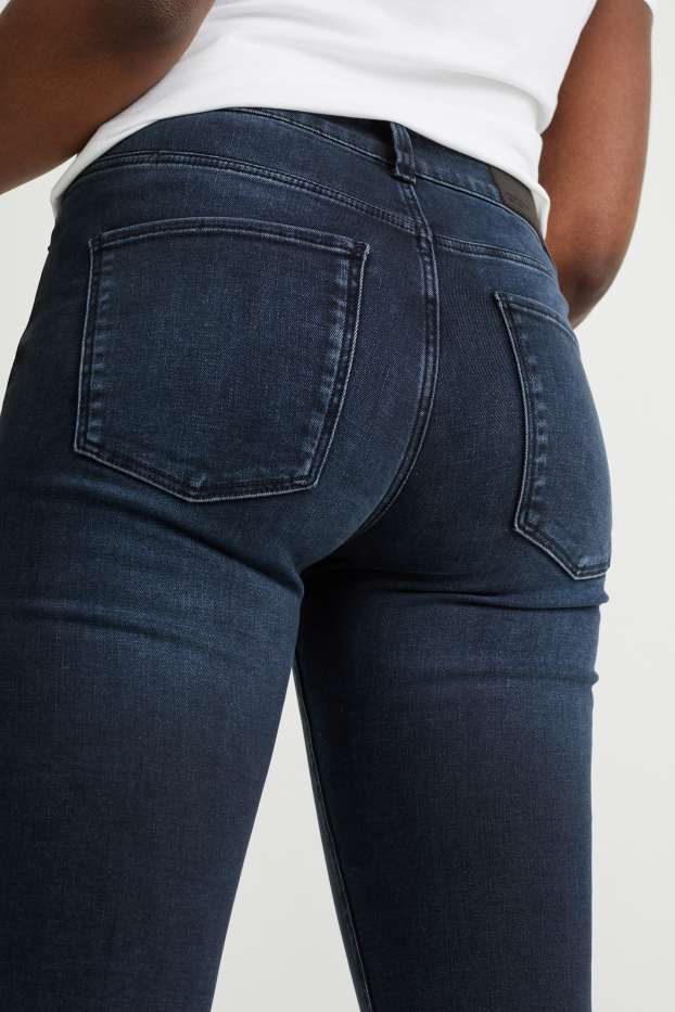 Damen - Slim Jeans - Mid Waist - LYCRA® - dunkeljeansblau