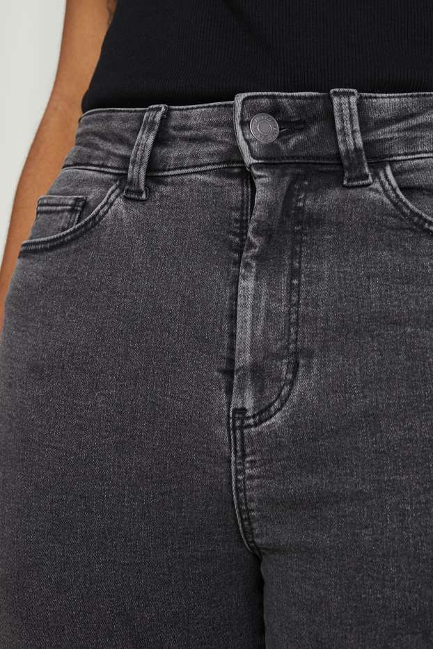 Women - Jegging jeans - high waist - denim-dark gray