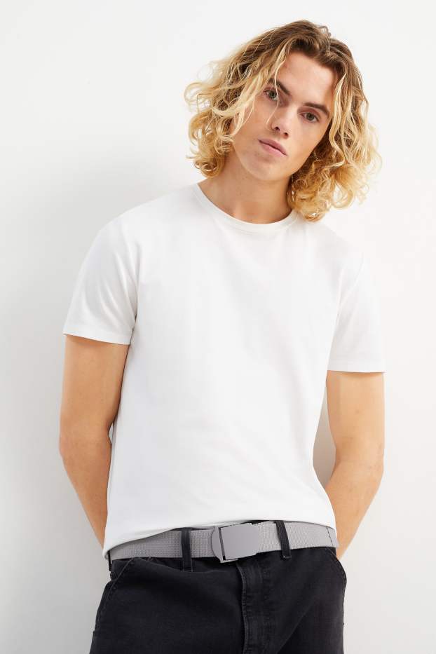 Hommes - Ceinture - gris