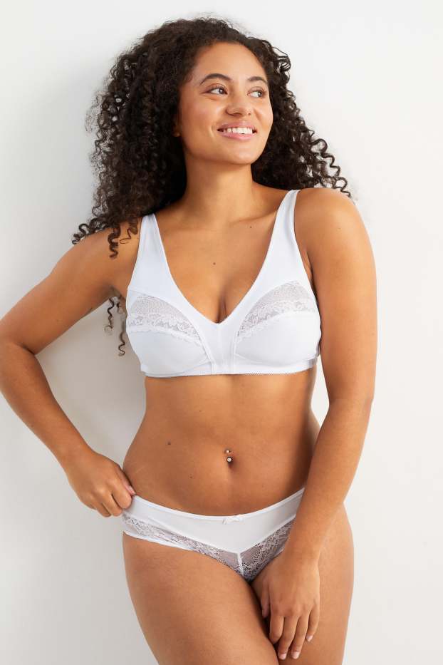 Dámské - Podprsenka bez kostic - bílá