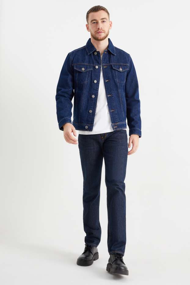 Hommes - Straight jean - jean bleu foncé