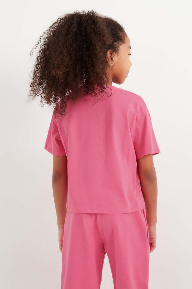 Kinder Mädchen - Kurzarmshirt - pink