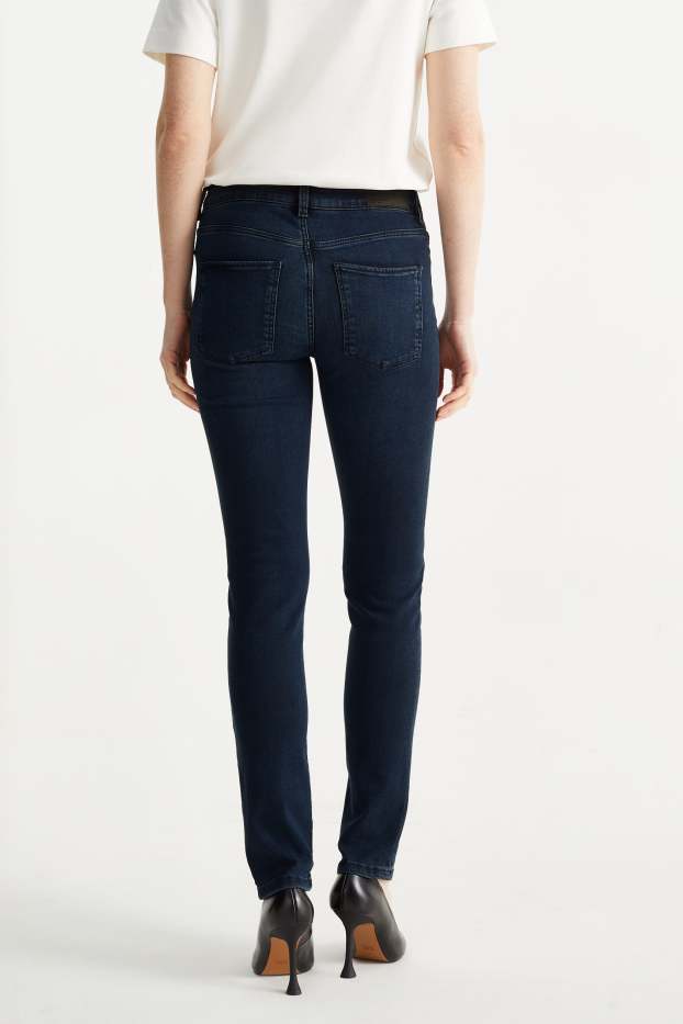 Damen - Slim Jeans - Mid Waist - LYCRA® - dunkeljeansblau