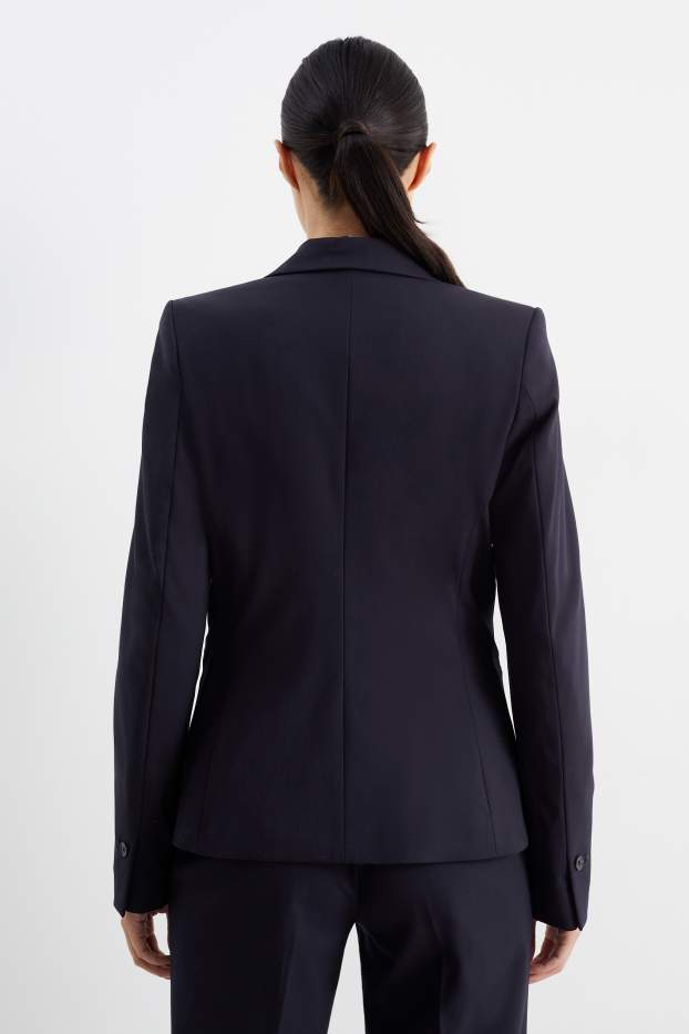 Damen - Business-Blazer - tailliert - Mix & Match  - dunkelblau