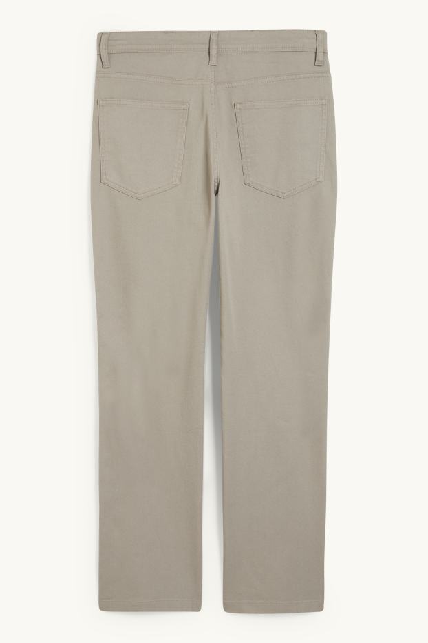 Herren - Hose - Regular Fit - hellgrau-melange