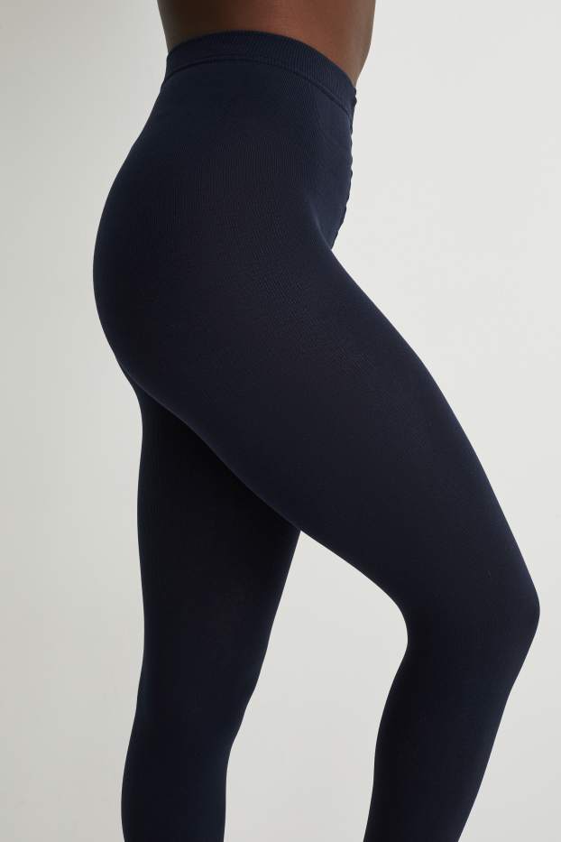 Damen - Thermo-Feinstrumpfhose - 200 DEN - dunkelblau