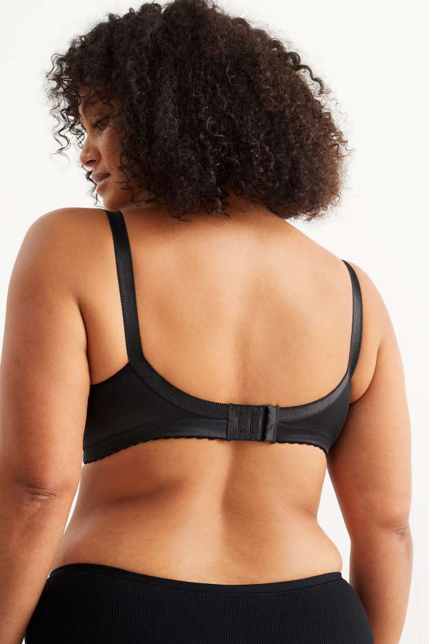 Damen - Minimizer BH - glänzend - schwarz