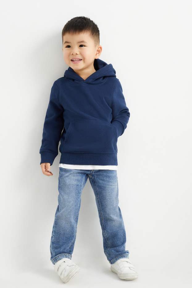 Kinder Jungen - Straight Jeans - jeansblau