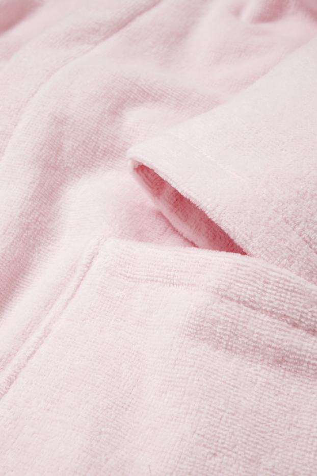 Nena - Barnús amb caputxa - rosa