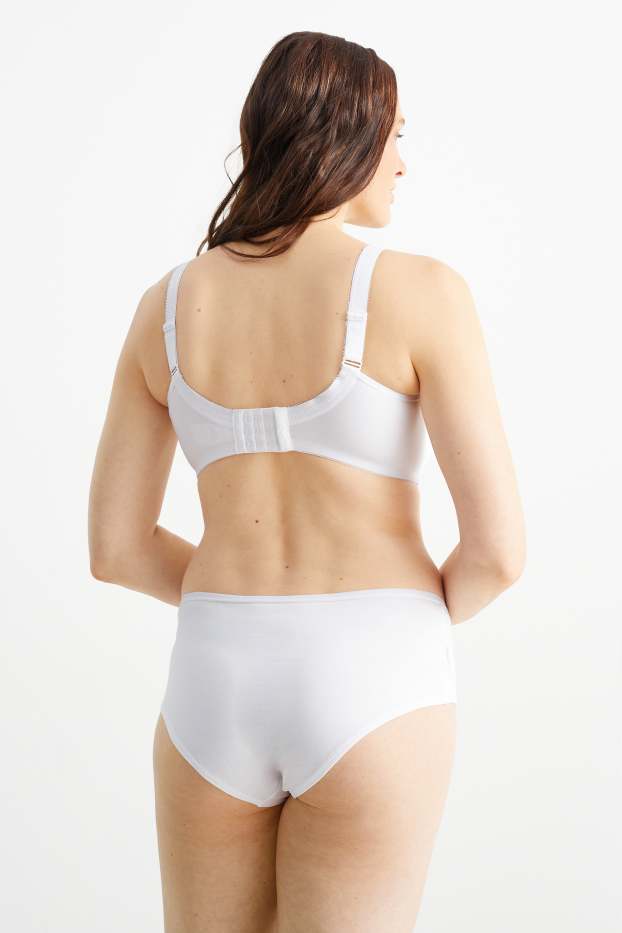 Women - Non-wired minimiser bra - white