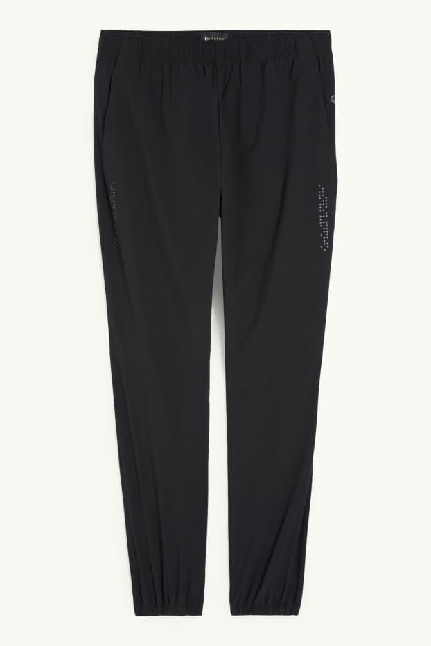 Hommes - Pantalon de sport - 4 Way Stretch - Flex - noir