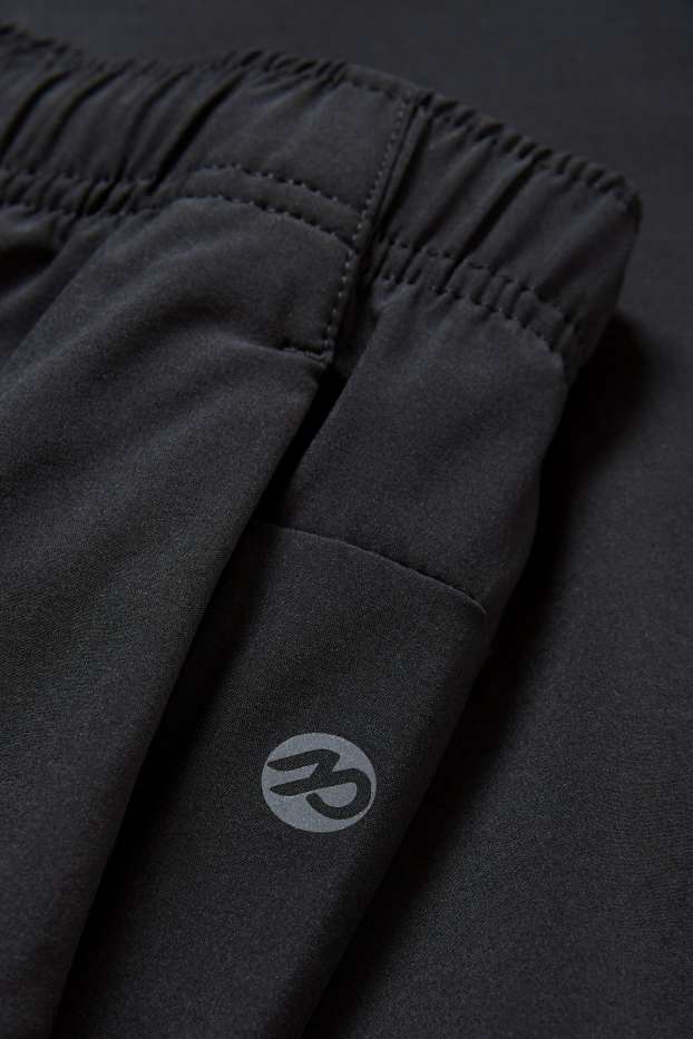Hommes - Pantalon de sport - 4 Way Stretch - Flex - noir