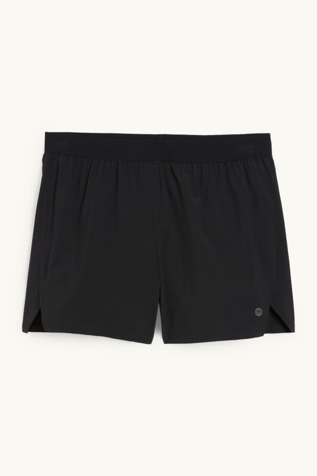 Home - Pantalons curts tècnics - 4 Way Stretch - look 2 en 1 - negre