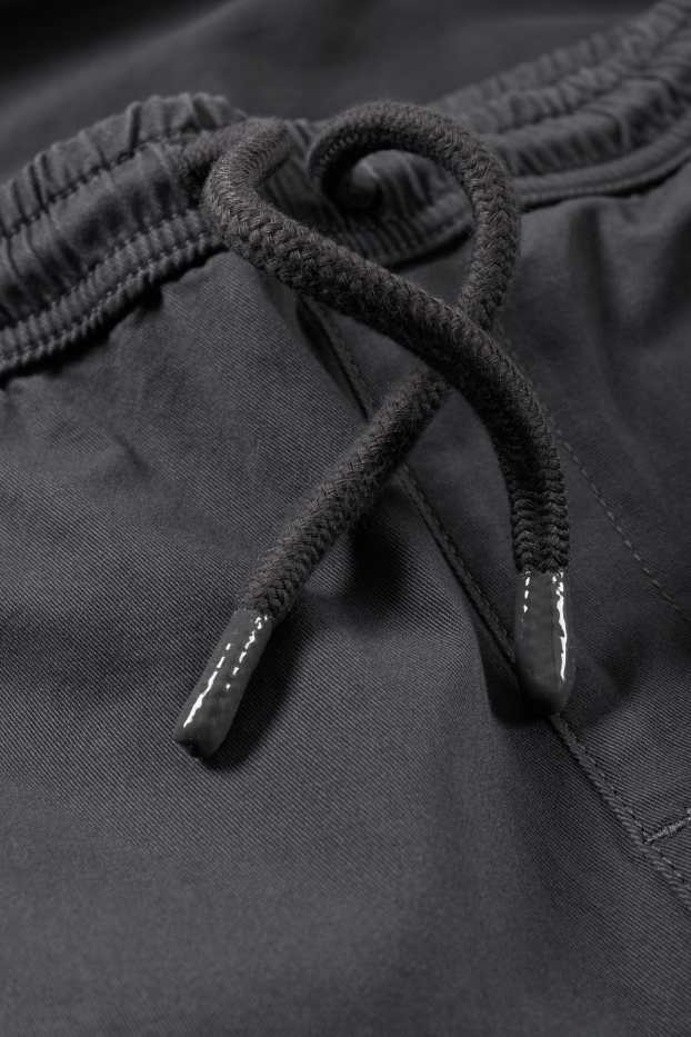 Kinder Jungen - Stoffhose - dunkelgrau