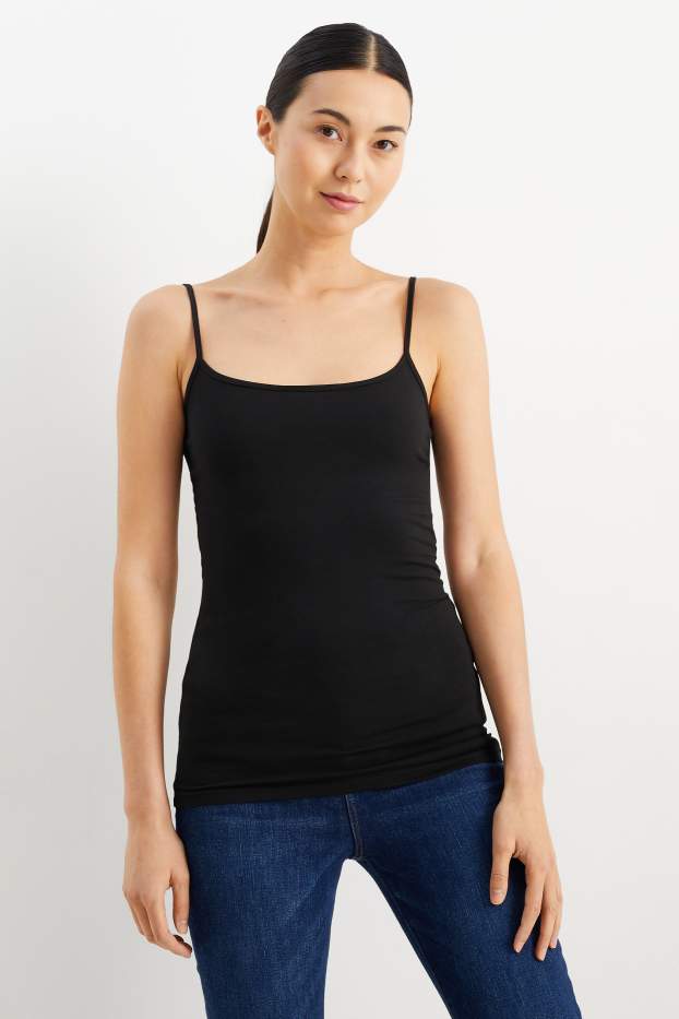Women - Multipack of 2 - basic top - black