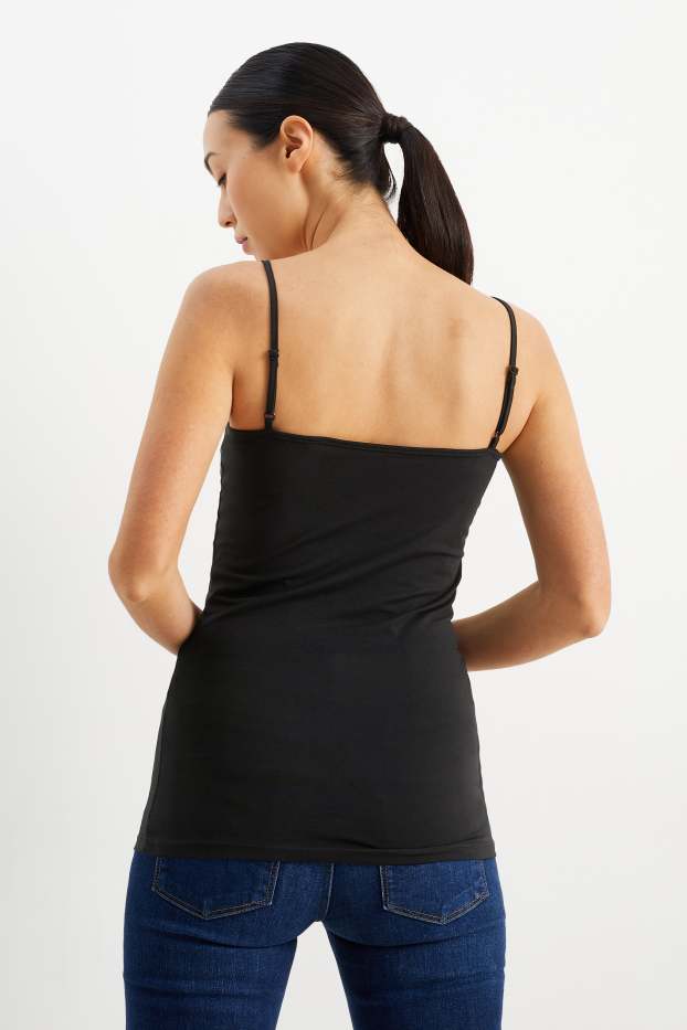 Women - Multipack of 2 - basic top - black